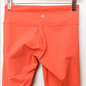 Lululemon Orange/ Red Leggings